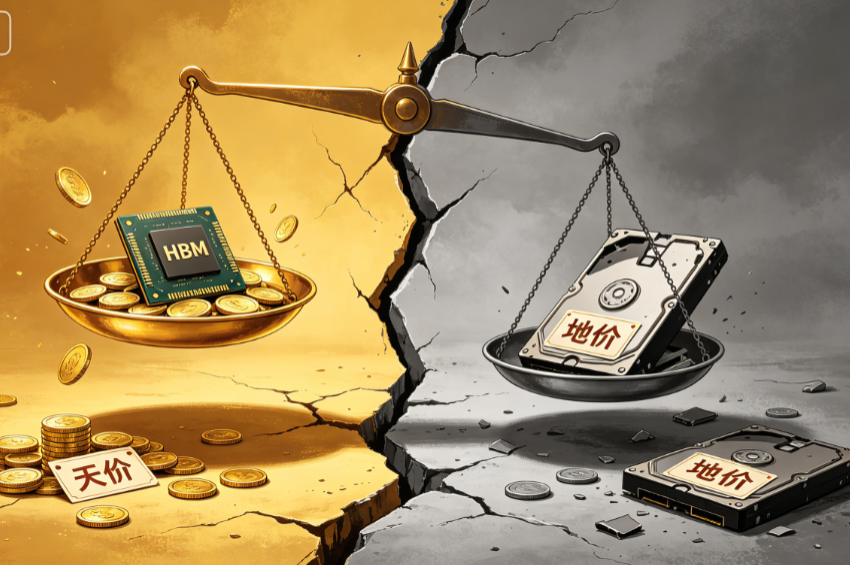天价HBM与地价硬盘：技术鸿沟的市场逻辑